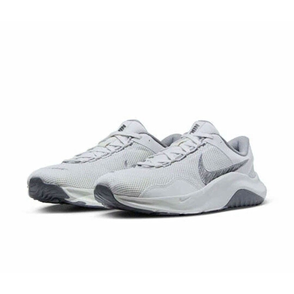 Nike Legend Essential 3 NN Men's Low Top Sneakers Gray White Size 12